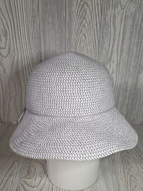 Nine West Ora Bucket Hat Light Gray Woven